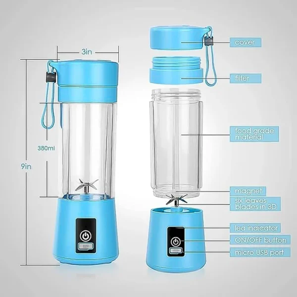 Mini Blender for Travel & Workouts (380ml)