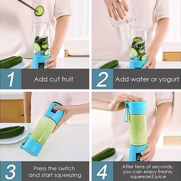 how to use USB Blender Bottle